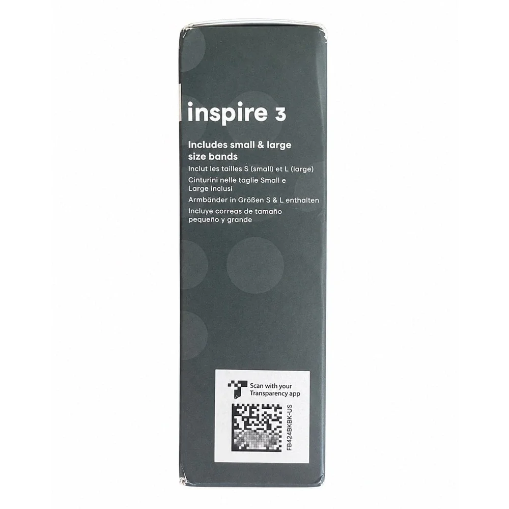 Not for sale- Fitbit Inspire 3 Health Fitness Tracker Midnight Zen Black FB424